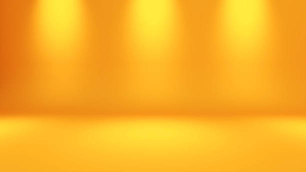 istock gold stage on gold background spot light ,mockup podium for product presentation, 3d rendering 2150902632
