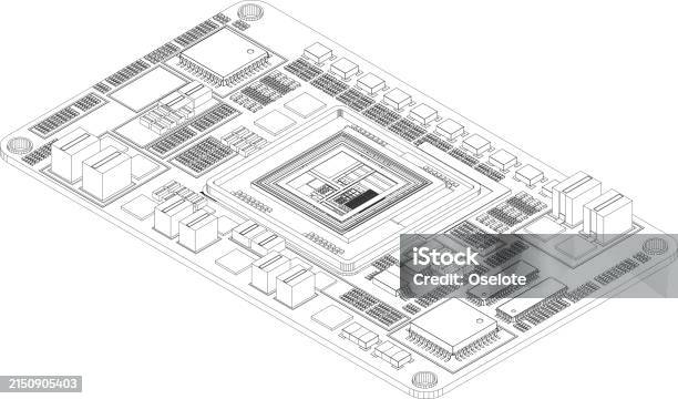 Computer Components Representation An Illustration Of The Components Of A Basic Computercomputer ...
