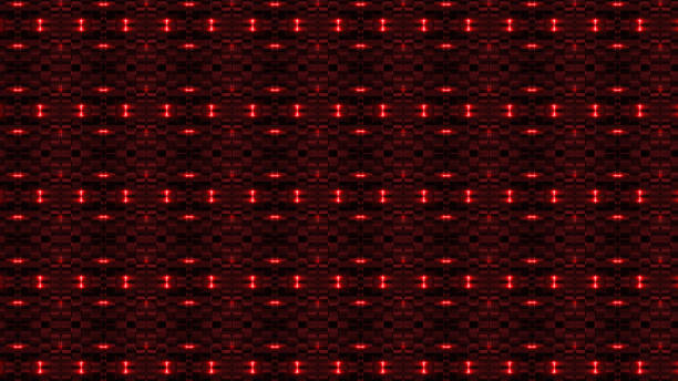Abstract Kaleidoscope Background. Motion Graphics Pattern. 4K Fractal Animation Footage