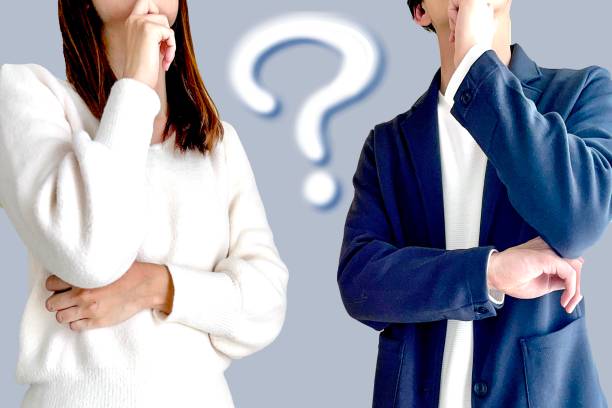 心配し、考える男女のイメージ - はてな ストックフォトと画像