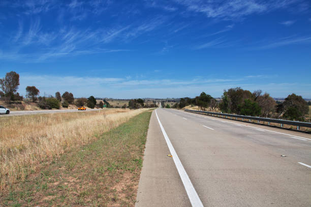 istock The road is in a rural location, Australia 2150911800