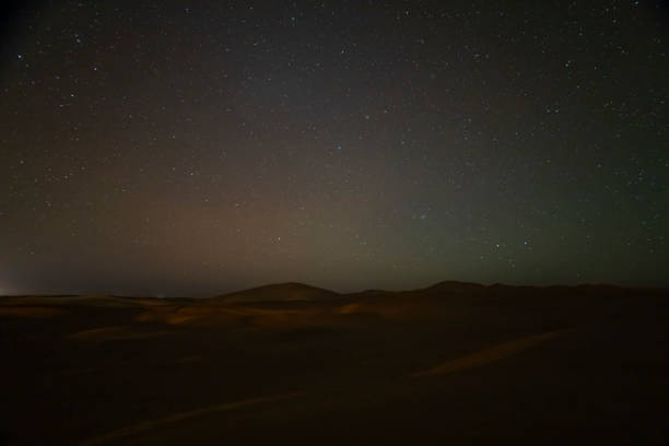 istock A night starry sky at Sahara desert in Morocco wide shot 2150913368