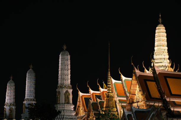 The most beautiful temples in Thailand even at night.