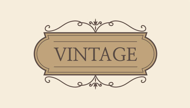 Vintage frame. Vintage style. retro labels. wedding ornaments. premium badge. Vector illustration