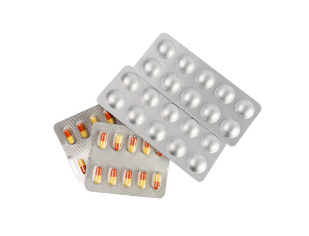 istock Pill Blister Isolated, Silver Medicine Capsule Package, Drugs Packaging, Pill Pack, Pharmacy Box, Medicine 2150927893
