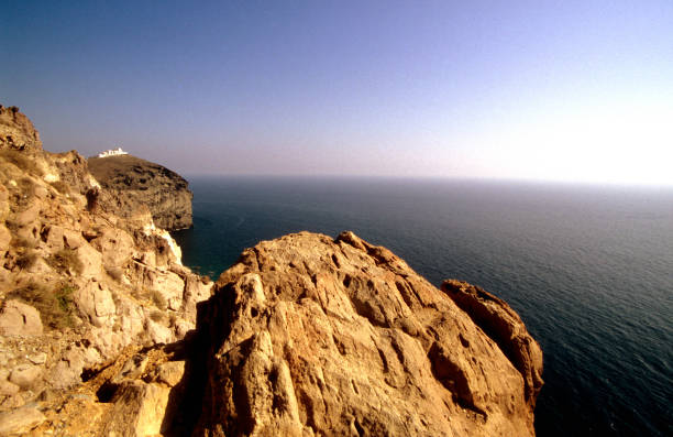 Sunset, architecture, villages and landscape of Santorin