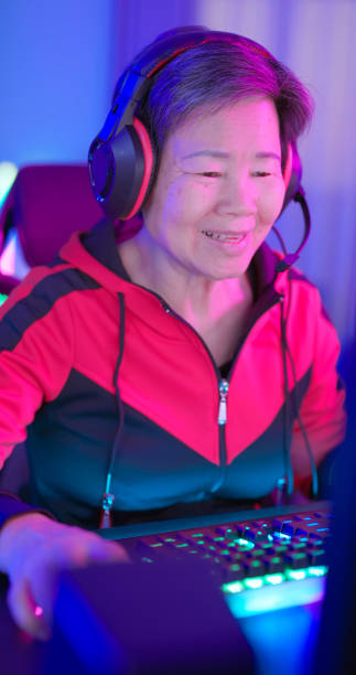 istock asian female online cyber sport 2150929980