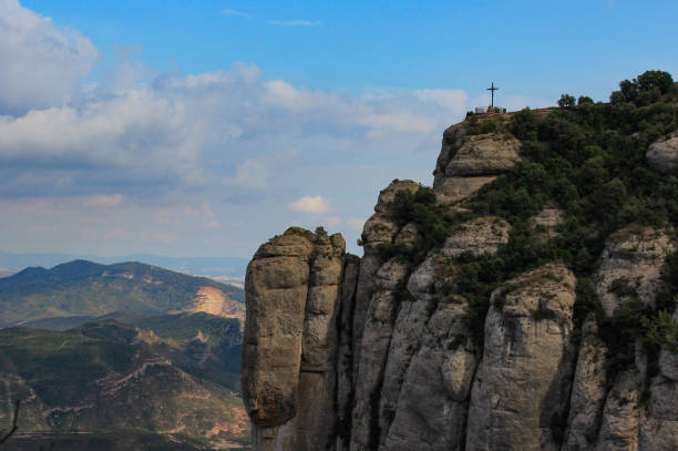Mesmerizing view near the Montseratt monastery, Spain.