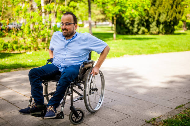 istock Man in wheelchair 2150939075