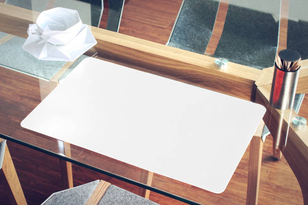 istock Placemat and Napkin Mockup on Table 2150940155