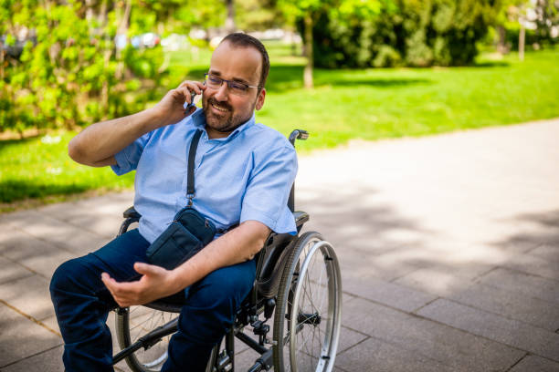 istock Man in wheelchair 2150940987