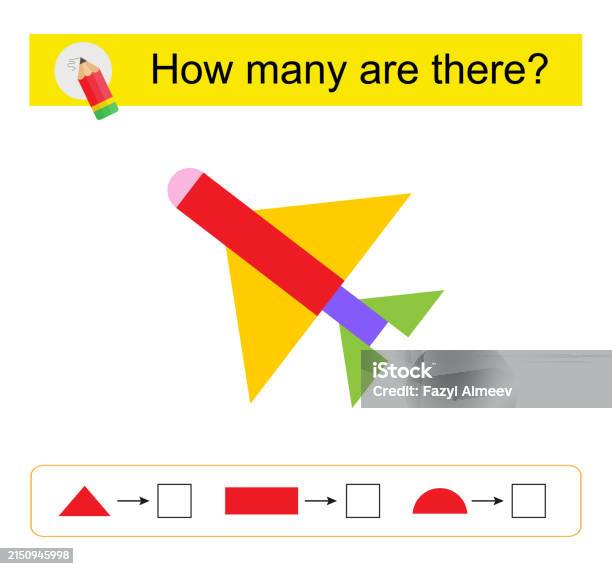 Airplane Collage Math Math Activity For Kids Cartoon Airplane Stock Illustration - Download ...