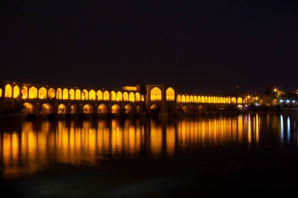 The bridge is one of the landmarks in Isfahan