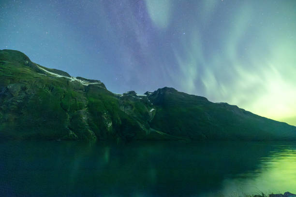 istock Mystical Northern Lights Over Fjord 2150948689