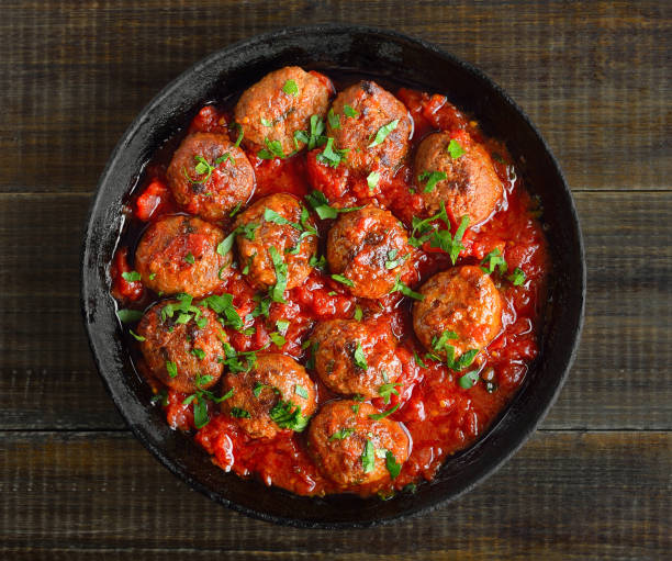 istock Meatballs with tomato sauce 2150952480