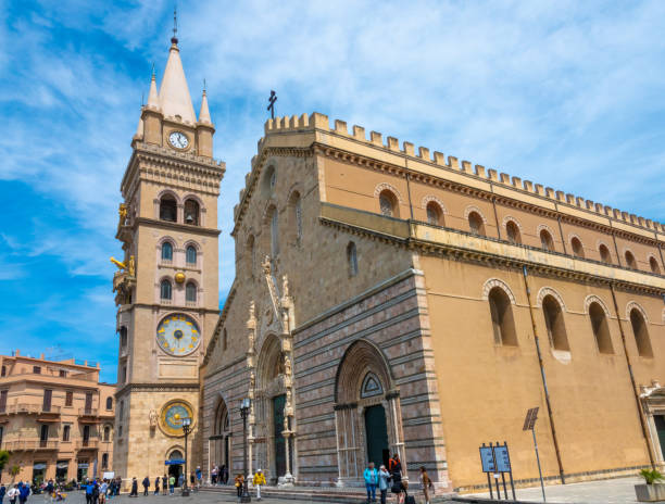 istock Messina Cathedral (Basilica Cattedrale di Santa Maria Assunta), Messina's cathedral, Sicily, Italy 2150955538