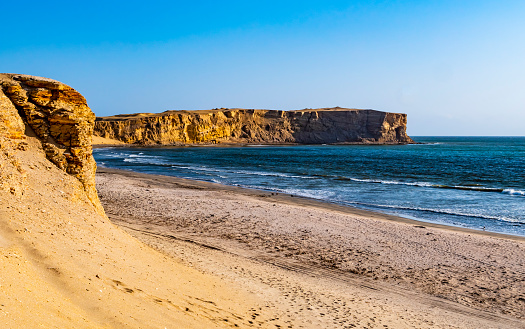 Paracas National Reserve is a protected area located in the region of Ica, Peru and protects desert and marine ecosystems for their conservation and sustainable use