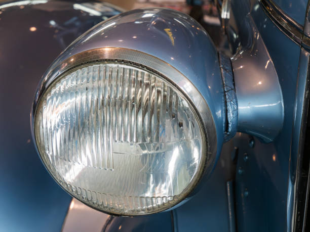 Close-Up Of Vintage Car. Part of.