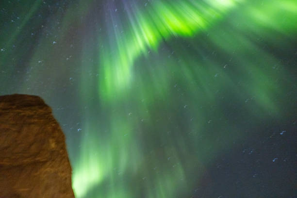 istock Northern Lights Over Rocky Peaks 2150956688
