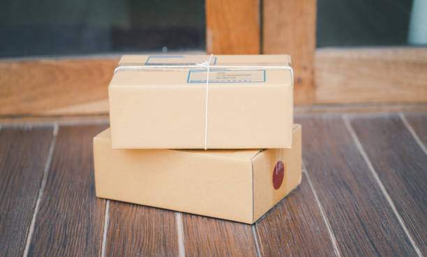 istock Delivered outside the door 2150957745