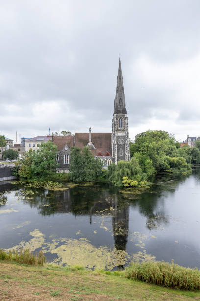istock Historic Church by the River 2150957793