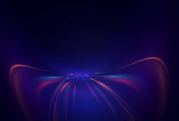 istock Abstract technological futuristic background. Motivational fast moving speed lines. Futuristic dynamic motion technology. Template of express lanes, lines, for games, business cards, posters, banners. 2150958339
