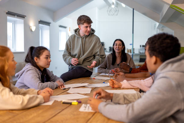 istock Volunteers Discussing the Day 2150966077