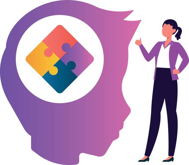 istock The girl is pointing on the autism spectrum. 2150967397