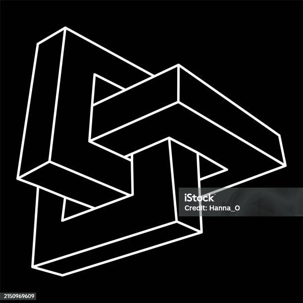 Impossible Line Geometric Figures Impossible Object Line Design Impossible Shapes ...