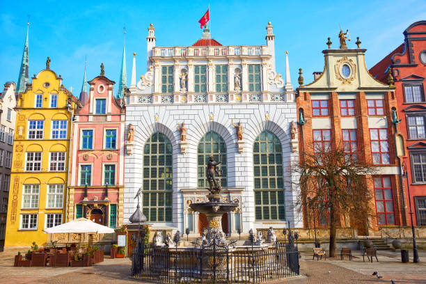 istock Neptune fountain in Gdansk 2150972652