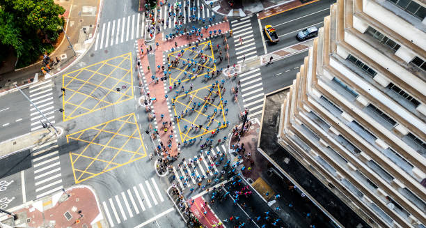 Moments of Triumph: Street Marathon in Action