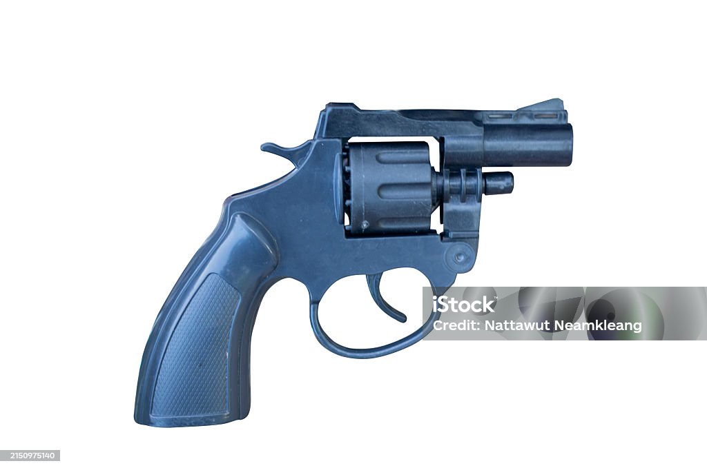First Plastic Gun Plastic Toy Gun Isolated Stock Photo - Download Image Now - Childhood ...