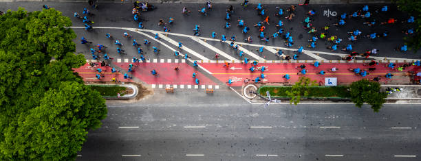 istock Moments of Triumph: Street Marathon in Action 2150975143
