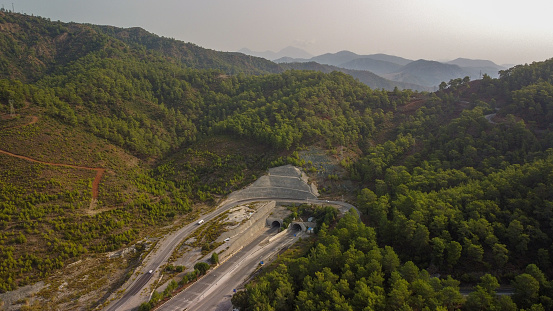Göcek Tunnel is a highway tunnel in the Dalaman district of Muğla. The tunnel passes through the D400 road. It takes its name from Göcek.  Göcek Tunnel aerial view. Mugla Turkey