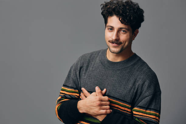 istock Man hipster smile fashion handsome copyspace portrait face 2150986926