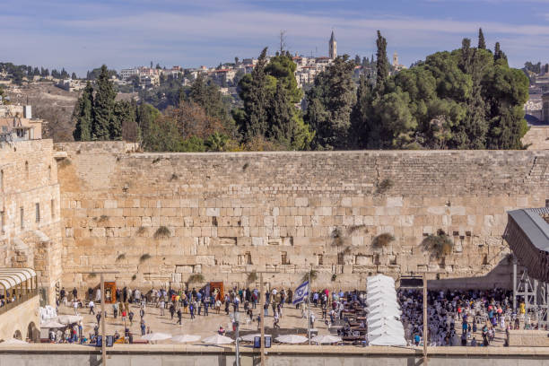 The Western Wall in Jerusalem, Israel.