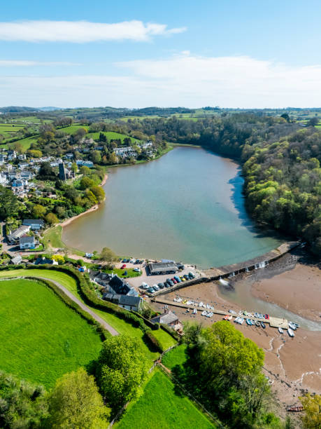 istock Drone view of Mill Pool, South Devon National Landscape, UK 2150990266