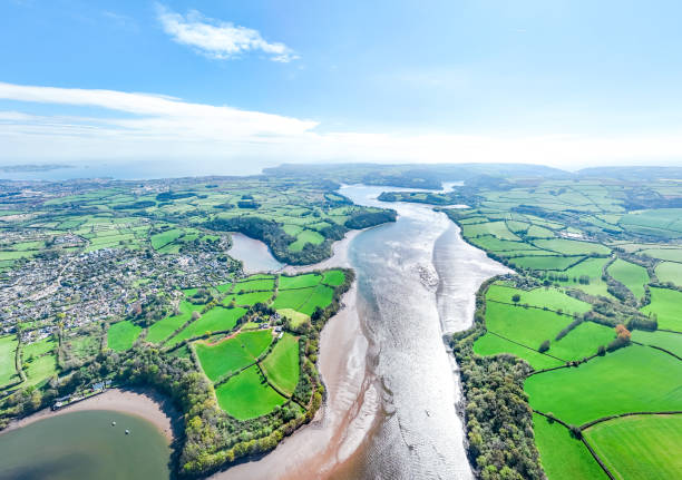istock Drone view of River Dart, South Devon National Landscape, UK 2150990284