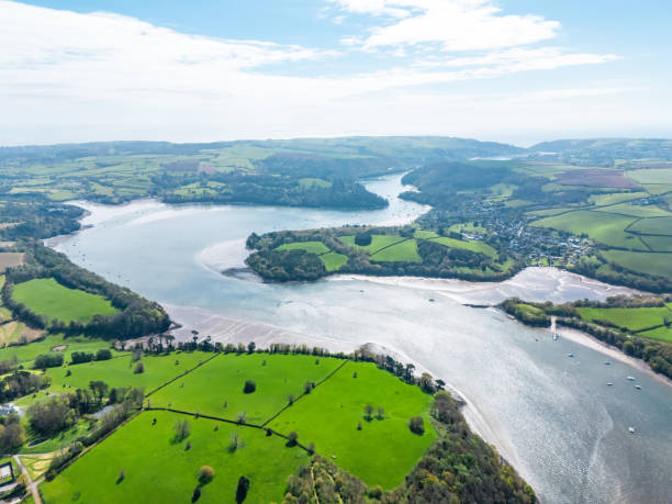 istock Drone view of River Dart, South Devon National Landscape, UK 2150990378