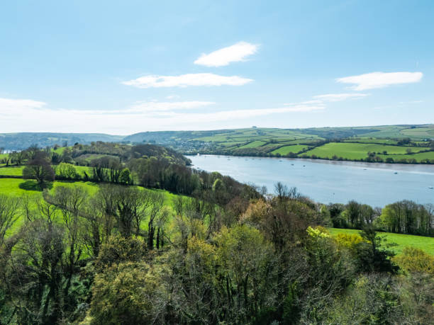 istock Drone view of beautiful fields at South Devon National Landscape, UK 2150990522