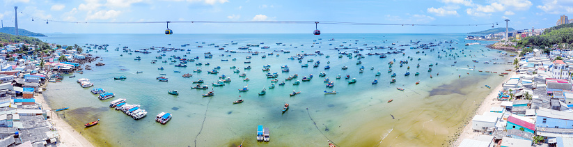 An Thoi harbor panorama, Phu quoc Island, Vietnam