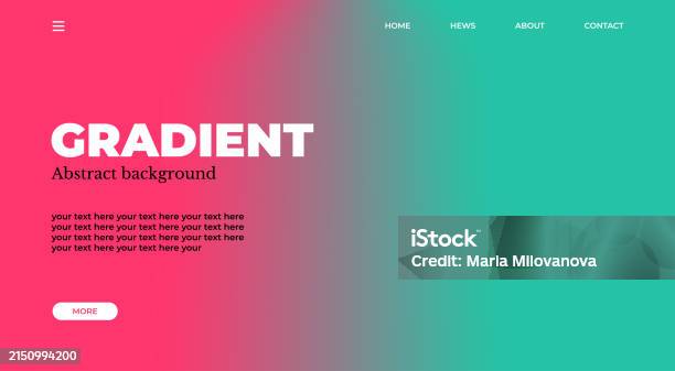 Gradient Abstract Website Design Abstract Gradient Web Page Design Template Background With Smooth Blur ...
