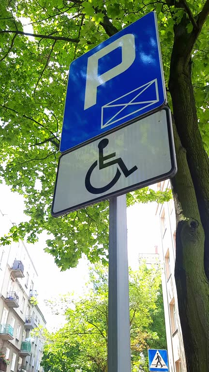 Parking only for disabled drivers.