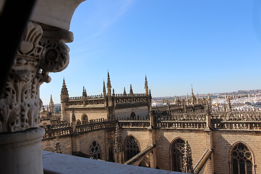 Historic cathedral in the southern Andalusian city of Sevilla