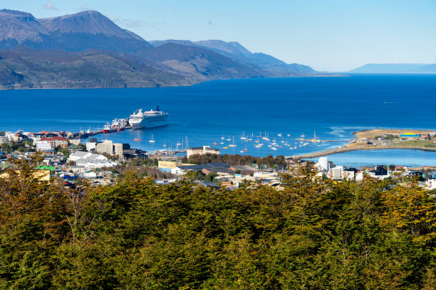 Ushuaia bay from Martial Glacier