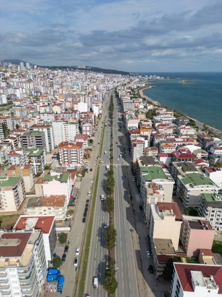 istock Samsun Atakum city lights coast and structure 2150999475