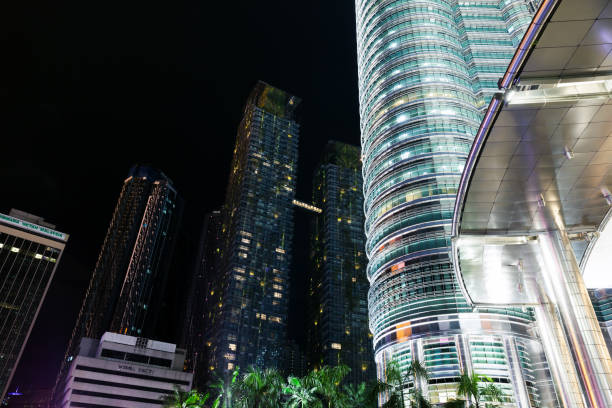 Kuala Lumpur, Malaysia - November 28, 2019: Kuala Lumpur city at night