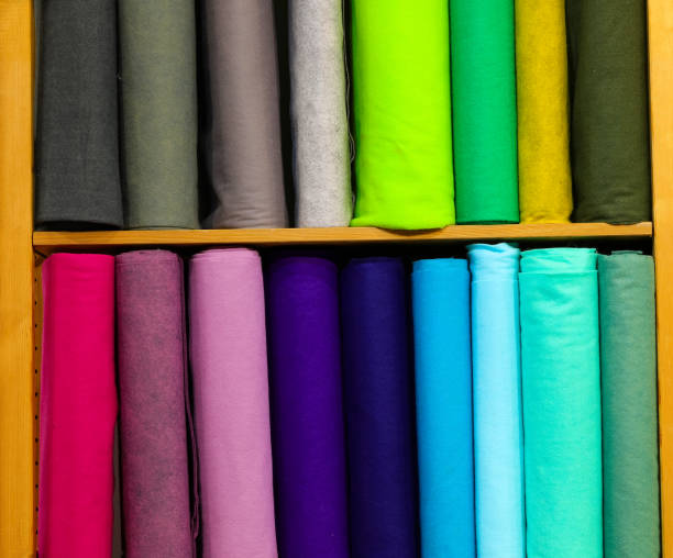 istock fabric shelf for crafting homemade garments during leisure time 2151016638