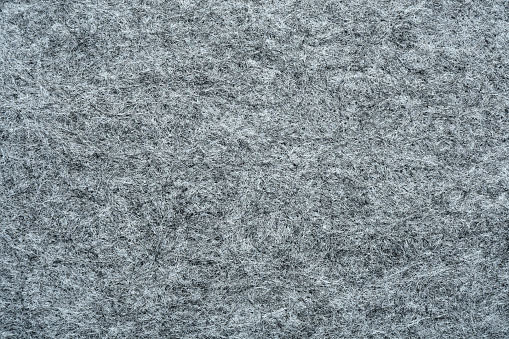 Close-up gray color felt textile texture background