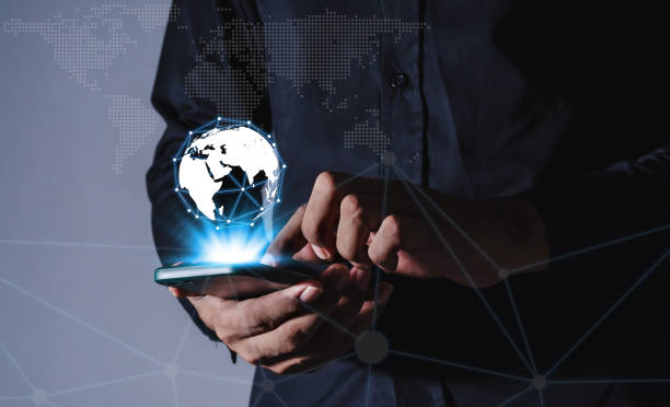 istock Interconnect, Interconnected Concept, Financial and banking, Businessman using smart phone mobile 2151028428
